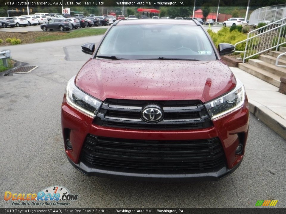 2019 Toyota Highlander SE AWD Salsa Red Pearl / Black Photo #11