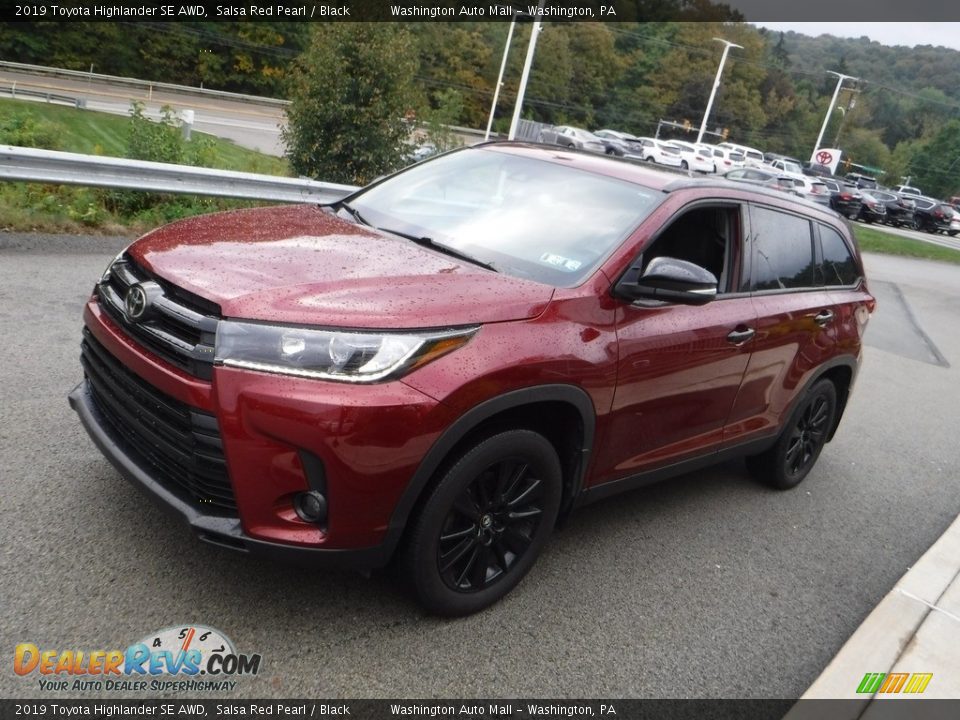 2019 Toyota Highlander SE AWD Salsa Red Pearl / Black Photo #12