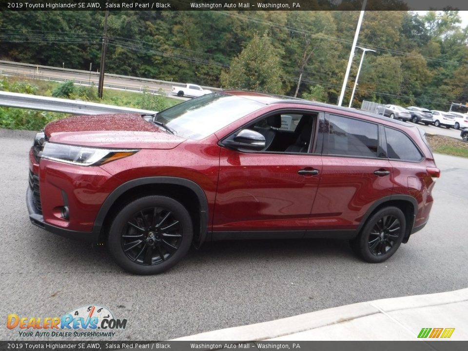 2019 Toyota Highlander SE AWD Salsa Red Pearl / Black Photo #13