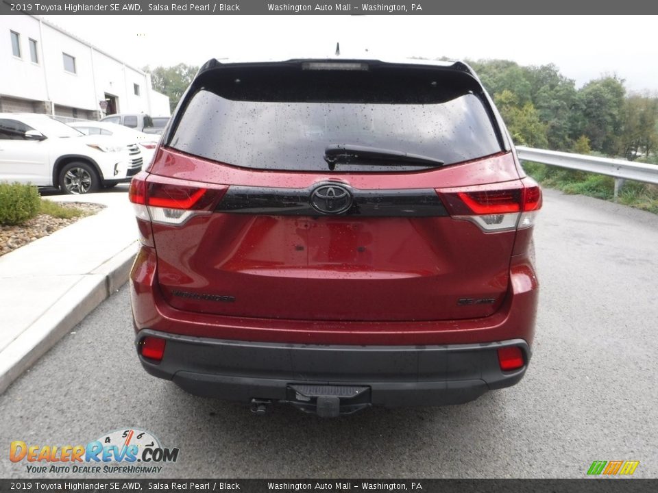 2019 Toyota Highlander SE AWD Salsa Red Pearl / Black Photo #16