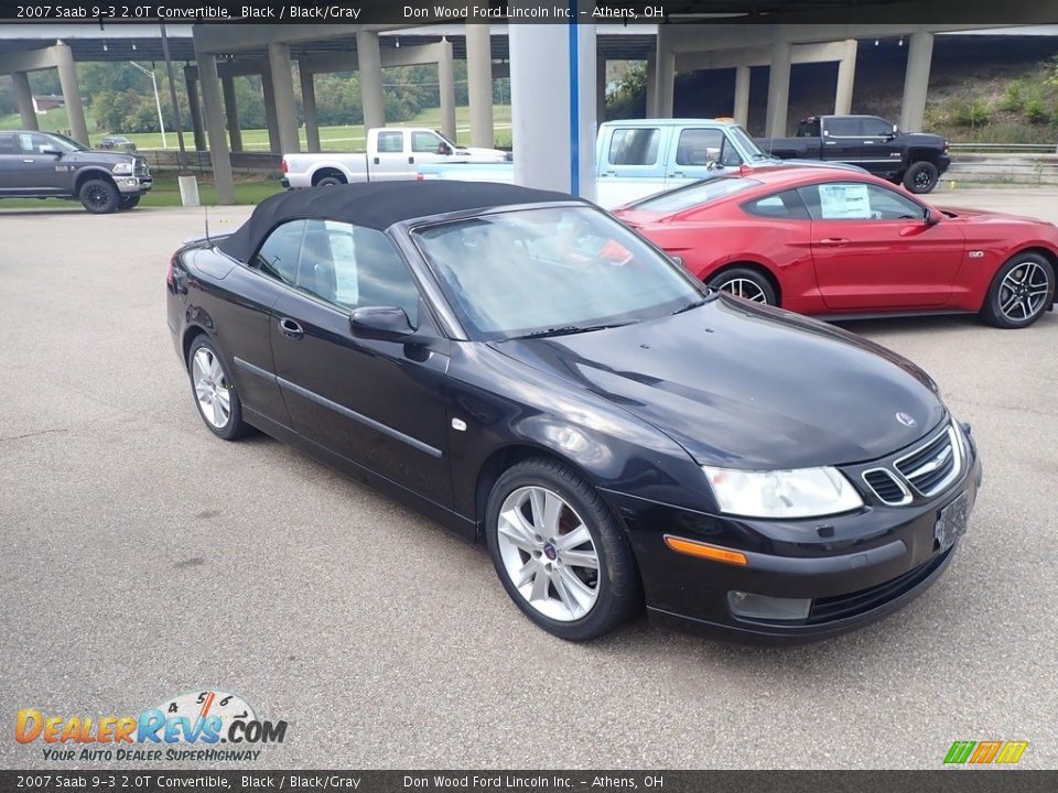 Front 3/4 View of 2007 Saab 9-3 2.0T Convertible Photo #2