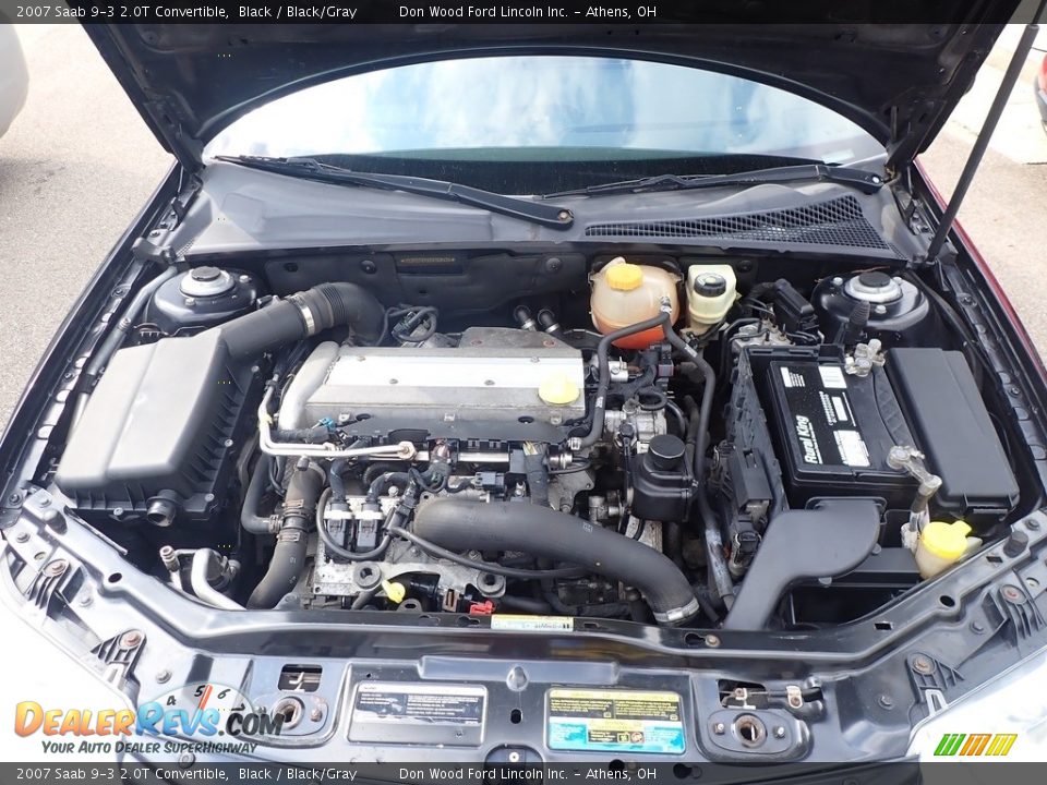 2007 Saab 9-3 2.0T Convertible 2.0 Liter Turbocharged DOHC 16V 4 Cylinder Engine Photo #6