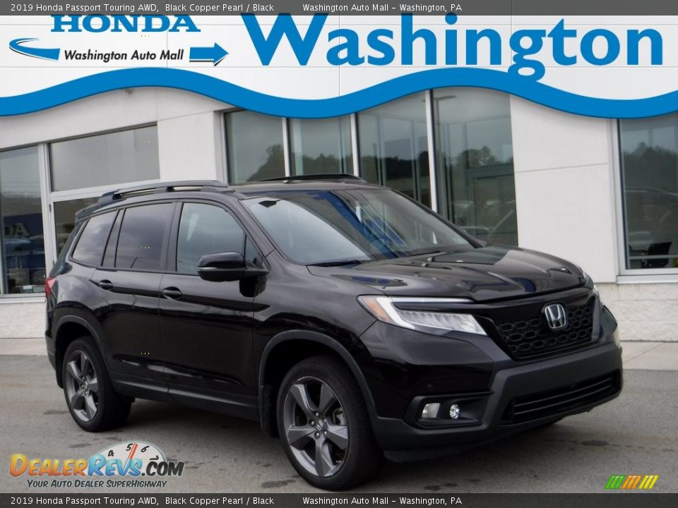 2019 Honda Passport Touring AWD Black Copper Pearl / Black Photo #1