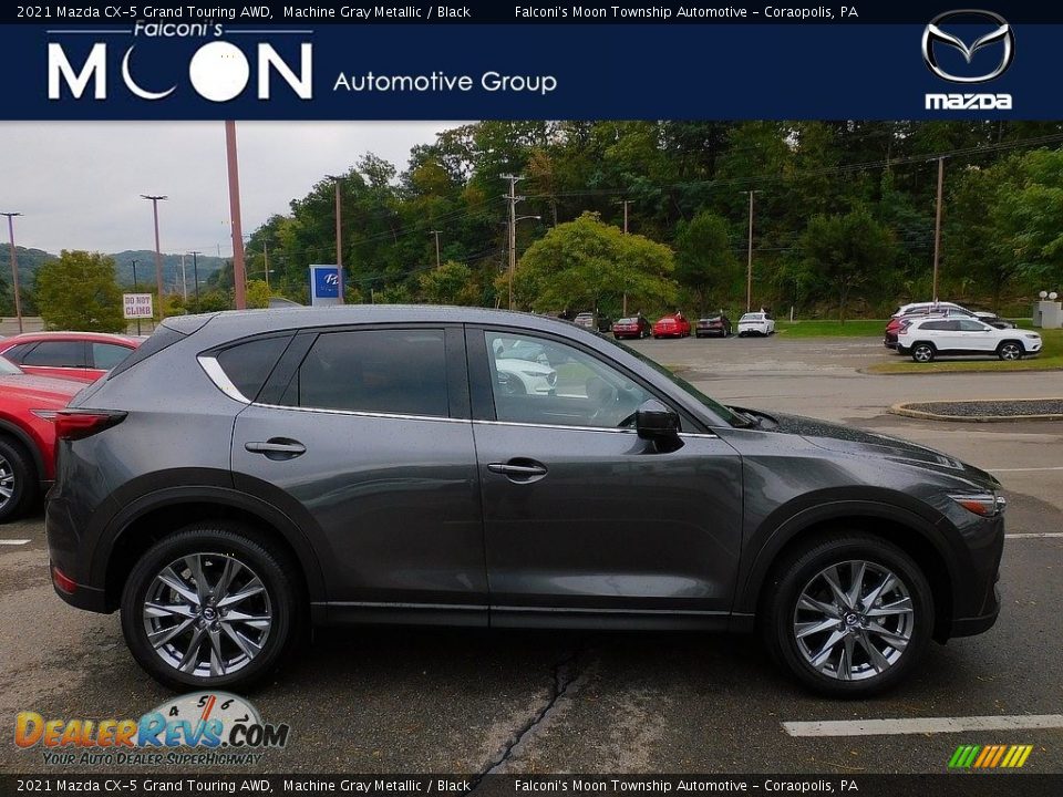 2021 Mazda CX-5 Grand Touring AWD Machine Gray Metallic / Black Photo #1