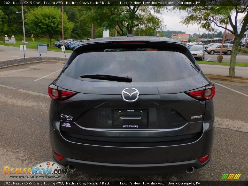 2021 Mazda CX-5 Grand Touring AWD Machine Gray Metallic / Black Photo #3