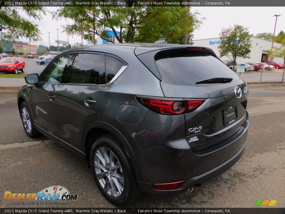 2021 Mazda CX-5 Grand Touring AWD Machine Gray Metallic / Black Photo #5