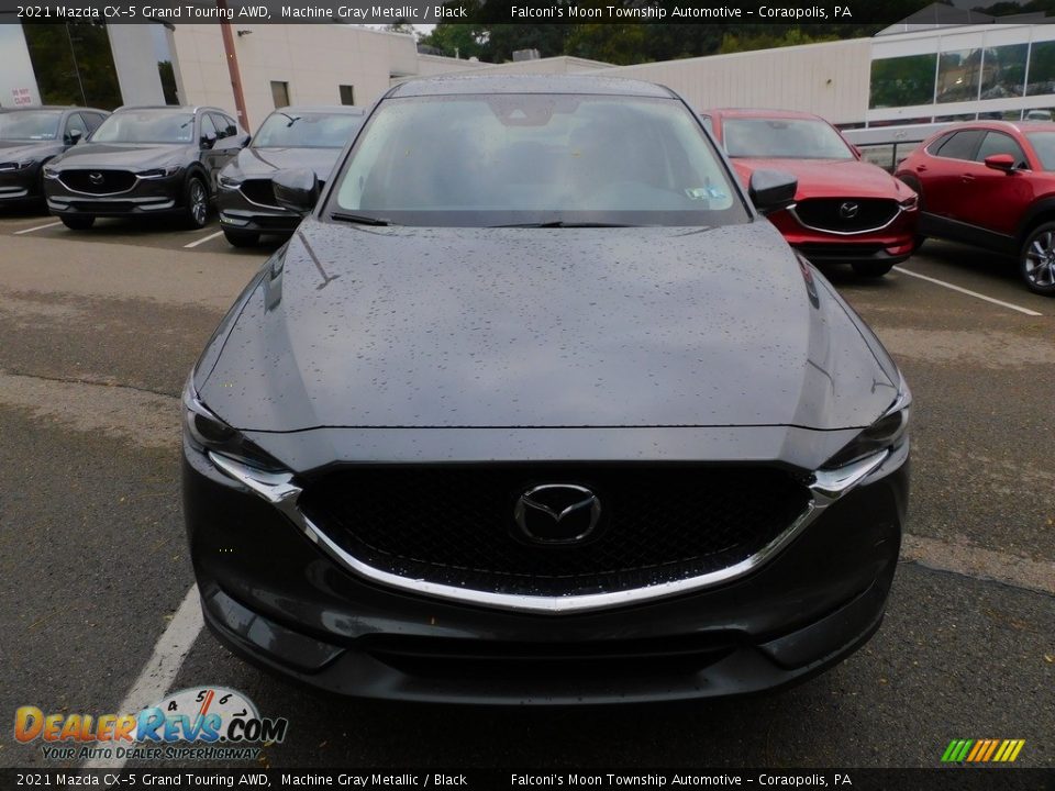 2021 Mazda CX-5 Grand Touring AWD Machine Gray Metallic / Black Photo #8