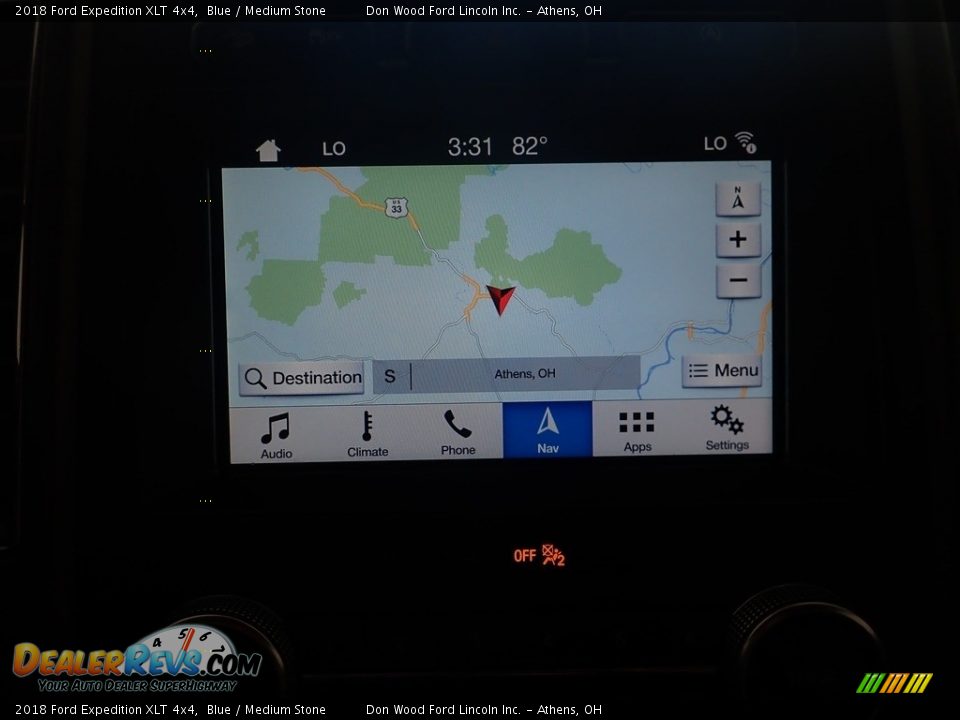 2018 Ford Expedition XLT 4x4 Blue / Medium Stone Photo #4