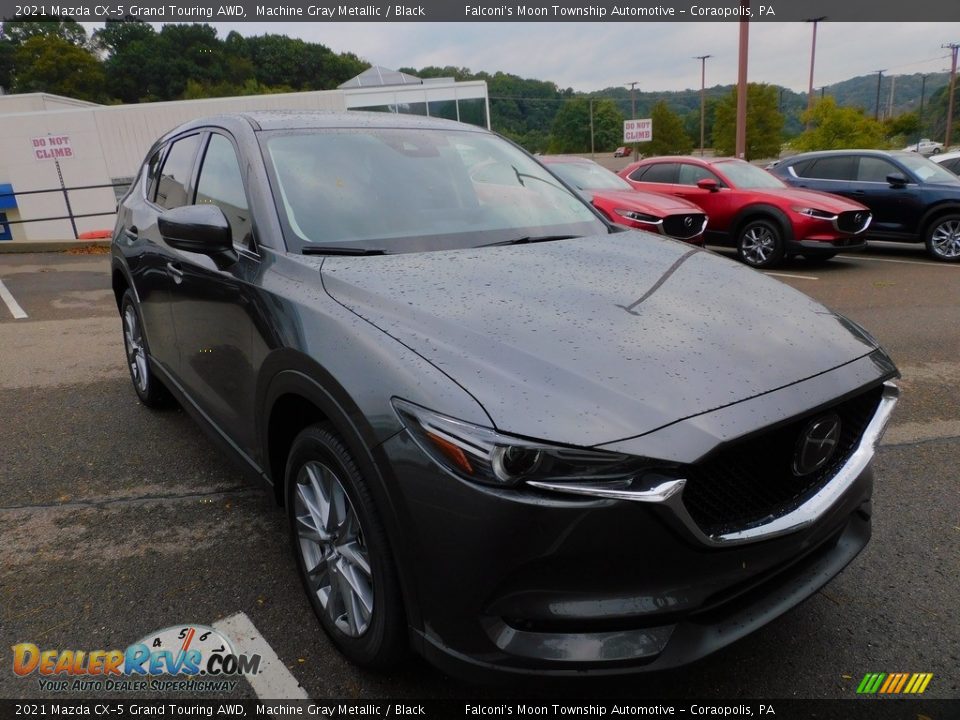 2021 Mazda CX-5 Grand Touring AWD Machine Gray Metallic / Black Photo #9