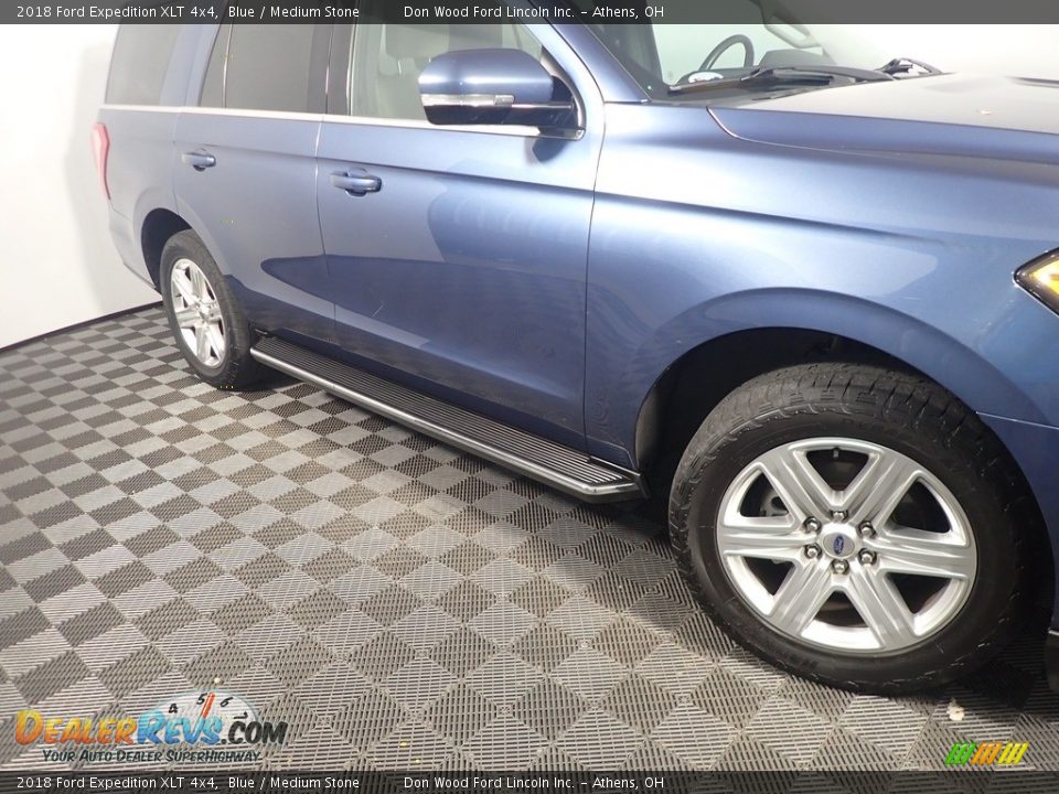 2018 Ford Expedition XLT 4x4 Blue / Medium Stone Photo #7