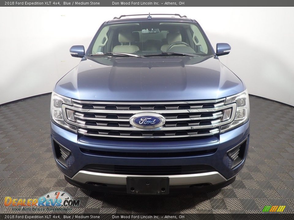 2018 Ford Expedition XLT 4x4 Blue / Medium Stone Photo #8