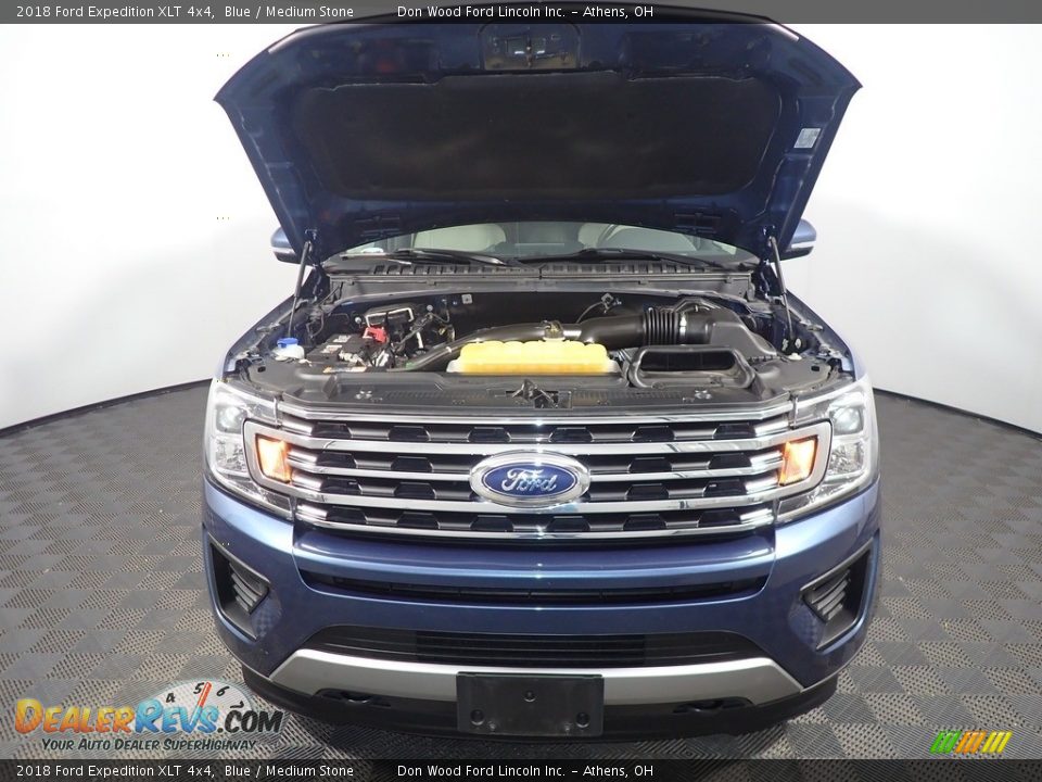 2018 Ford Expedition XLT 4x4 Blue / Medium Stone Photo #9