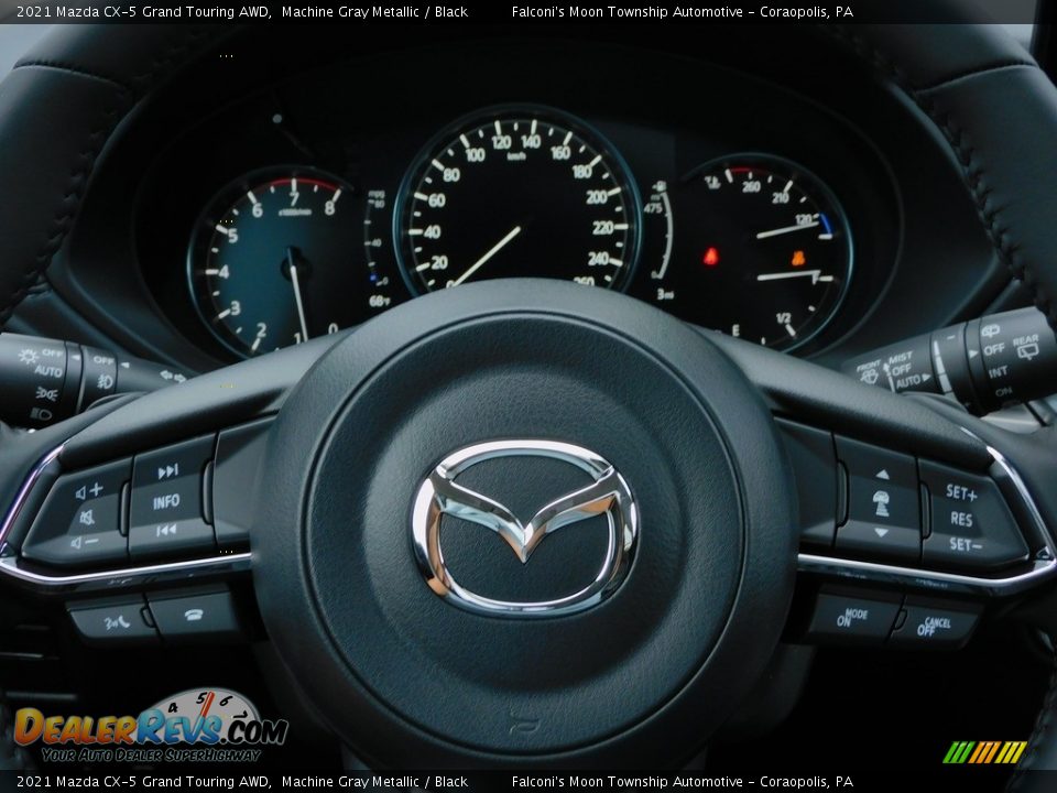 2021 Mazda CX-5 Grand Touring AWD Machine Gray Metallic / Black Photo #19