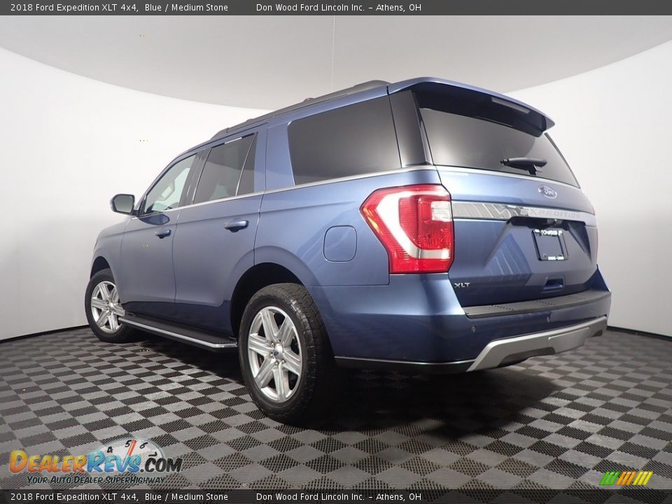 2018 Ford Expedition XLT 4x4 Blue / Medium Stone Photo #14