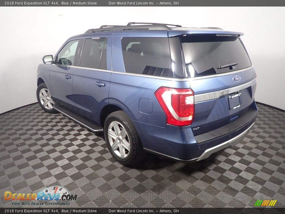 2018 Ford Expedition XLT 4x4 Blue / Medium Stone Photo #15