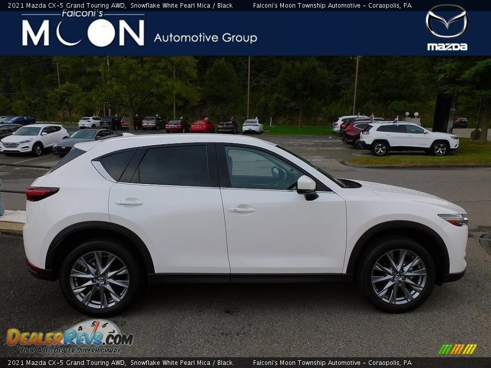 2021 Mazda CX-5 Grand Touring AWD Snowflake White Pearl Mica / Black Photo #1