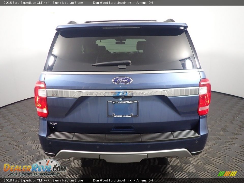 2018 Ford Expedition XLT 4x4 Blue / Medium Stone Photo #16