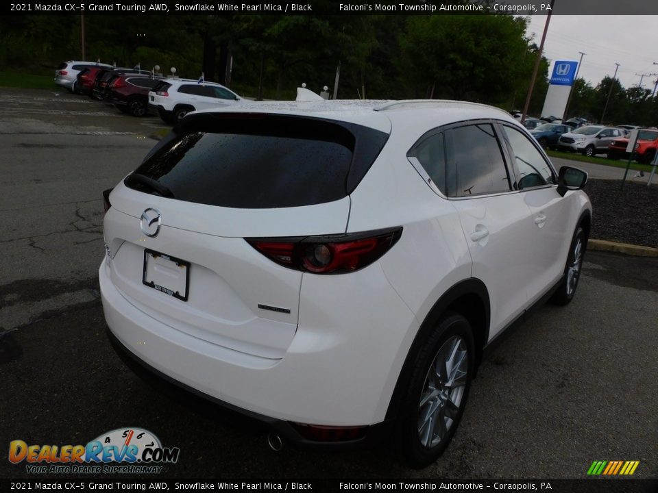 2021 Mazda CX-5 Grand Touring AWD Snowflake White Pearl Mica / Black Photo #2