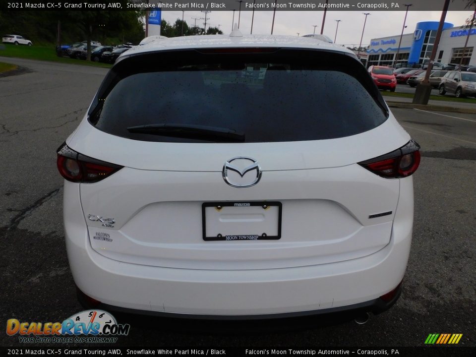 2021 Mazda CX-5 Grand Touring AWD Snowflake White Pearl Mica / Black Photo #3