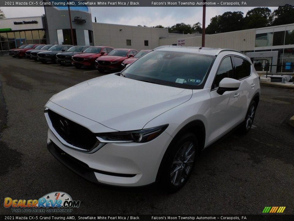 2021 Mazda CX-5 Grand Touring AWD Snowflake White Pearl Mica / Black Photo #7