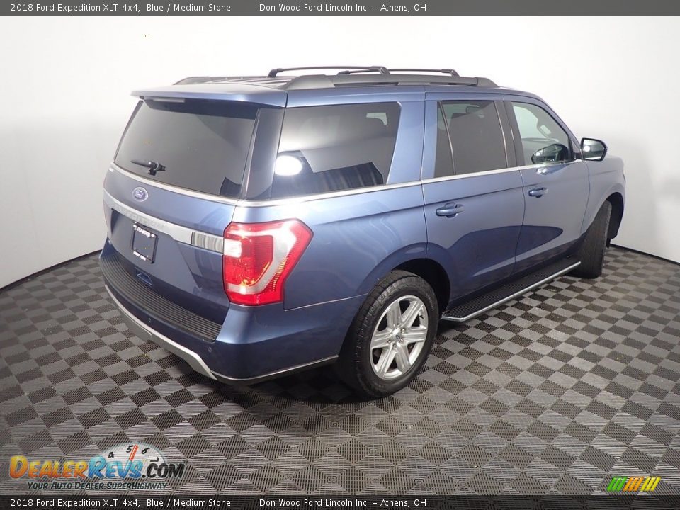 2018 Ford Expedition XLT 4x4 Blue / Medium Stone Photo #22