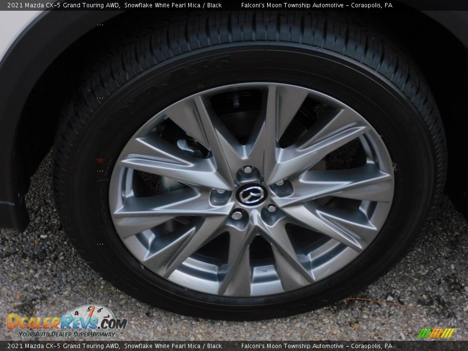 2021 Mazda CX-5 Grand Touring AWD Snowflake White Pearl Mica / Black Photo #10