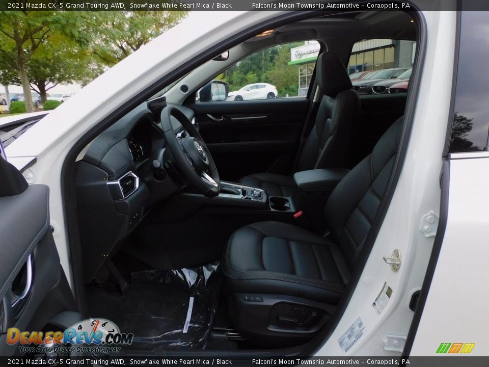 2021 Mazda CX-5 Grand Touring AWD Snowflake White Pearl Mica / Black Photo #11
