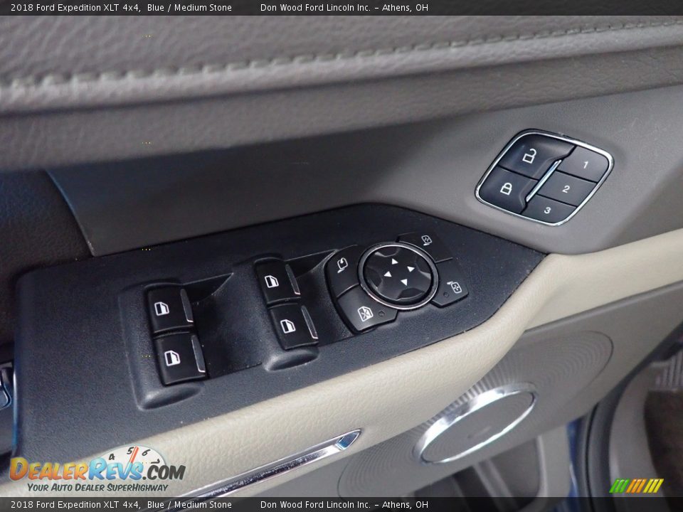 2018 Ford Expedition XLT 4x4 Blue / Medium Stone Photo #27