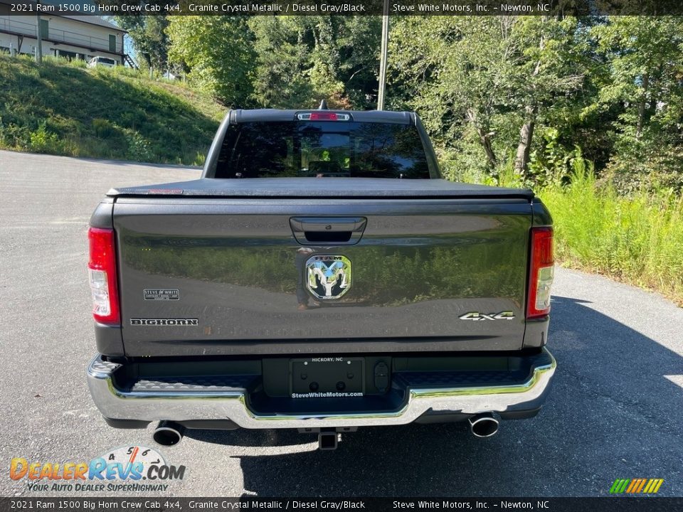 2021 Ram 1500 Big Horn Crew Cab 4x4 Granite Crystal Metallic / Diesel Gray/Black Photo #8