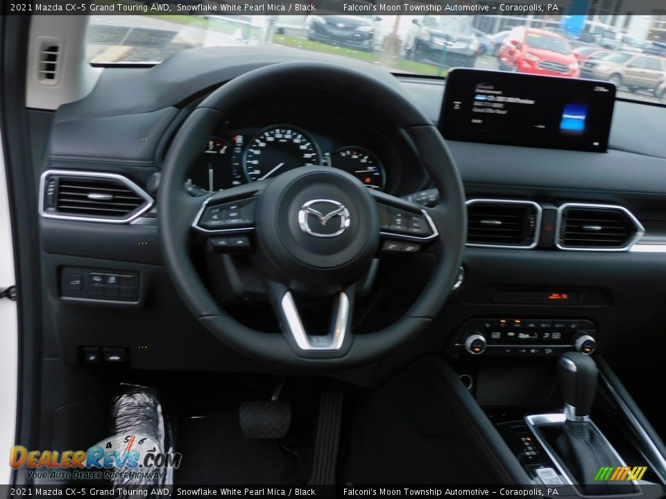 2021 Mazda CX-5 Grand Touring AWD Snowflake White Pearl Mica / Black Photo #13