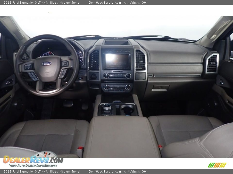 2018 Ford Expedition XLT 4x4 Blue / Medium Stone Photo #30