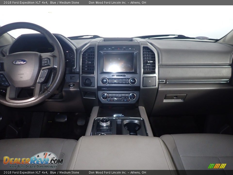 2018 Ford Expedition XLT 4x4 Blue / Medium Stone Photo #31