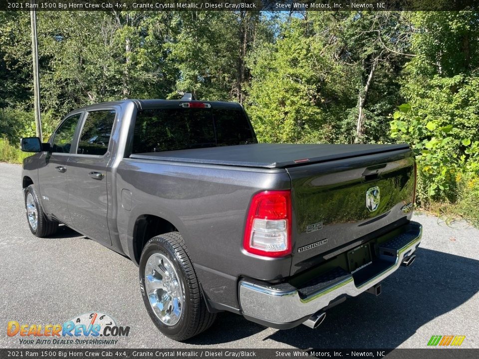 2021 Ram 1500 Big Horn Crew Cab 4x4 Granite Crystal Metallic / Diesel Gray/Black Photo #11