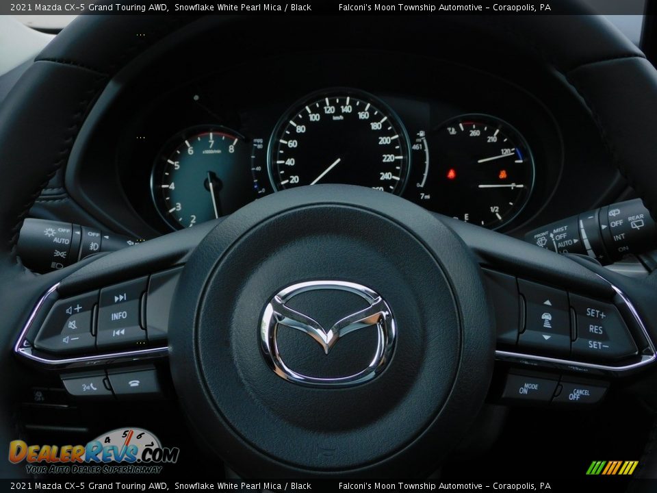 2021 Mazda CX-5 Grand Touring AWD Snowflake White Pearl Mica / Black Photo #19