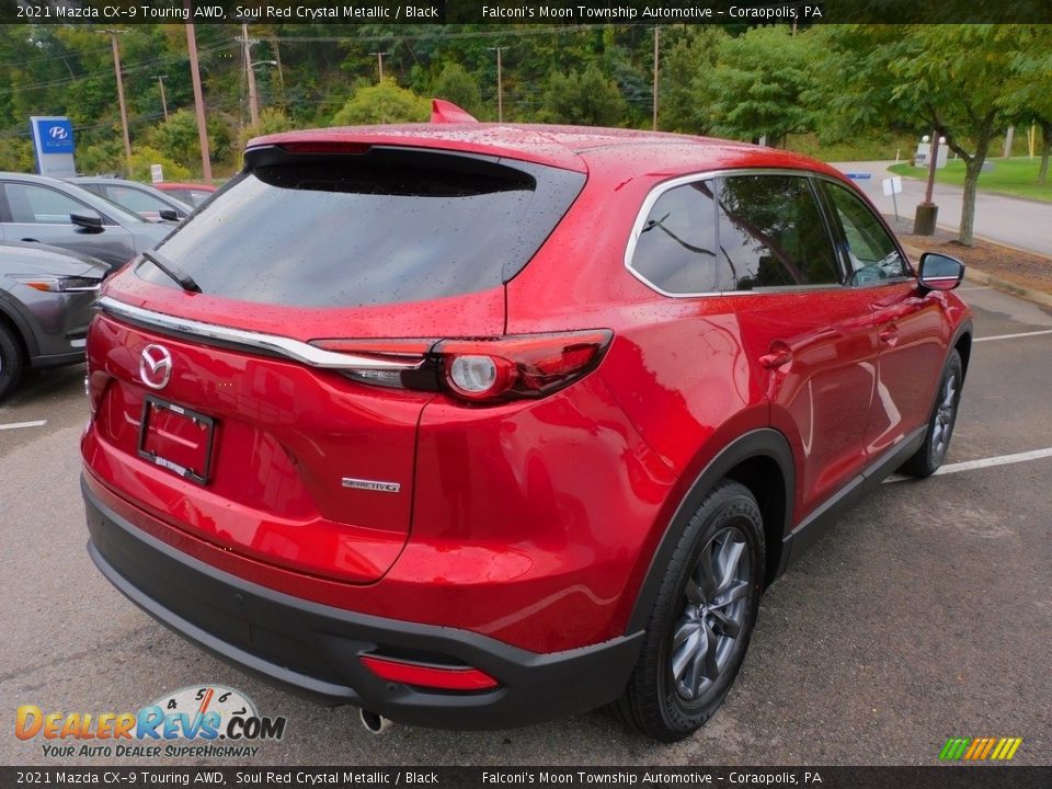 2021 Mazda CX-9 Touring AWD Soul Red Crystal Metallic / Black Photo #2