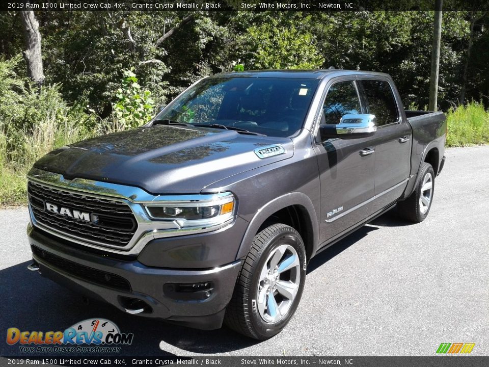 2019 Ram 1500 Limited Crew Cab 4x4 Granite Crystal Metallic / Black Photo #2