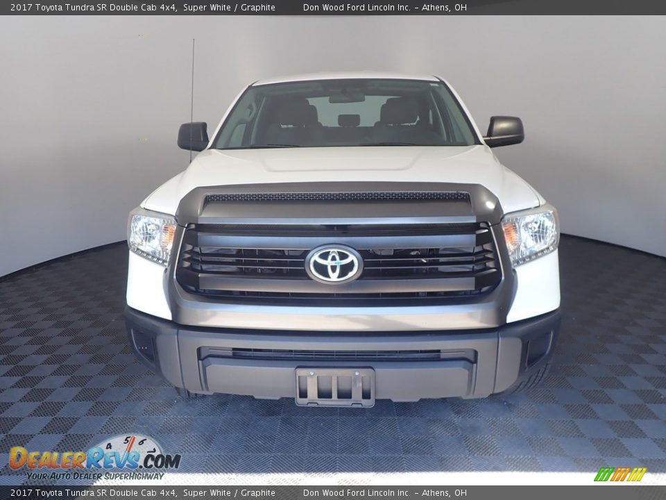 2017 Toyota Tundra SR Double Cab 4x4 Super White / Graphite Photo #5