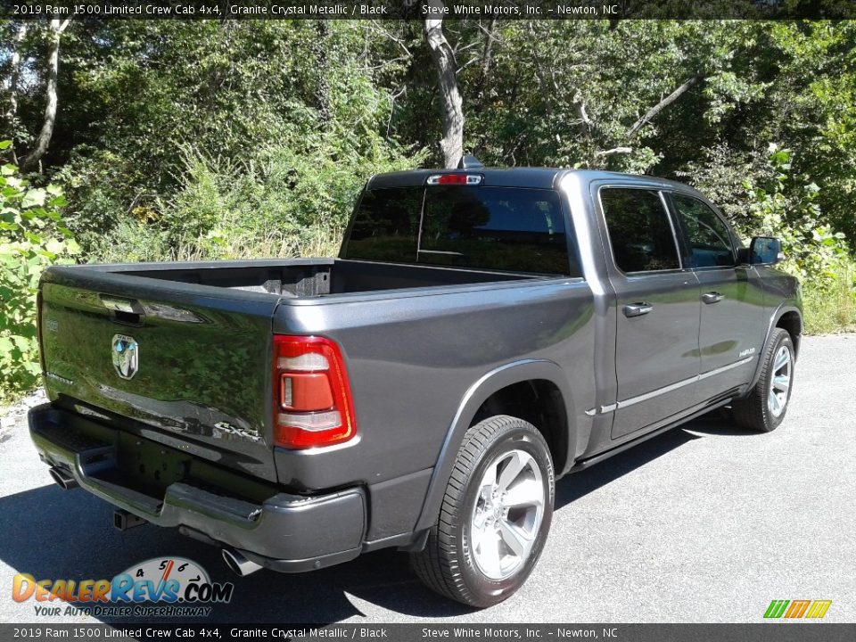 2019 Ram 1500 Limited Crew Cab 4x4 Granite Crystal Metallic / Black Photo #8