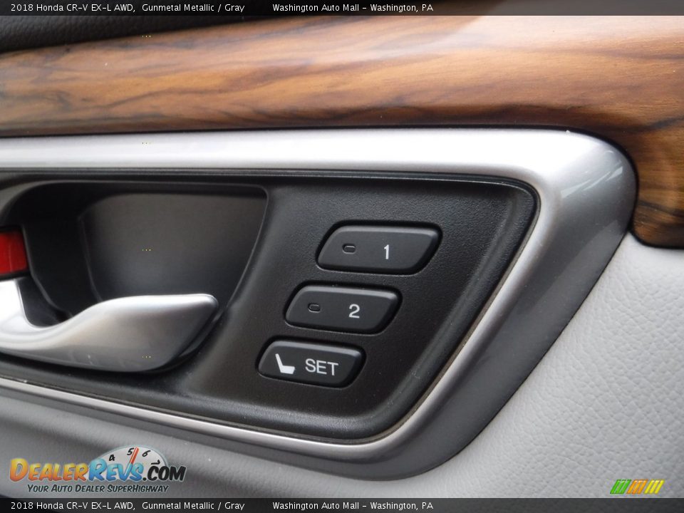 2018 Honda CR-V EX-L AWD Gunmetal Metallic / Gray Photo #13