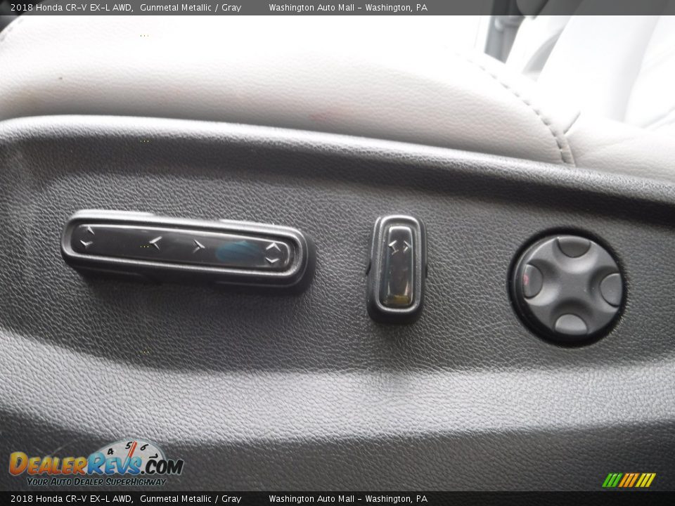 2018 Honda CR-V EX-L AWD Gunmetal Metallic / Gray Photo #17