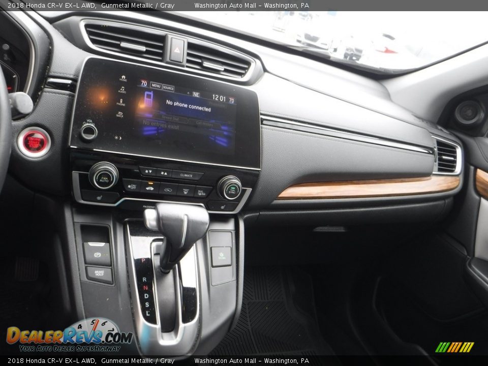 2018 Honda CR-V EX-L AWD Gunmetal Metallic / Gray Photo #18