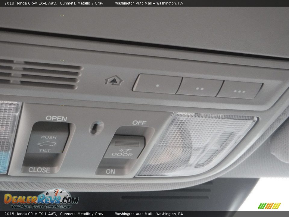 2018 Honda CR-V EX-L AWD Gunmetal Metallic / Gray Photo #23