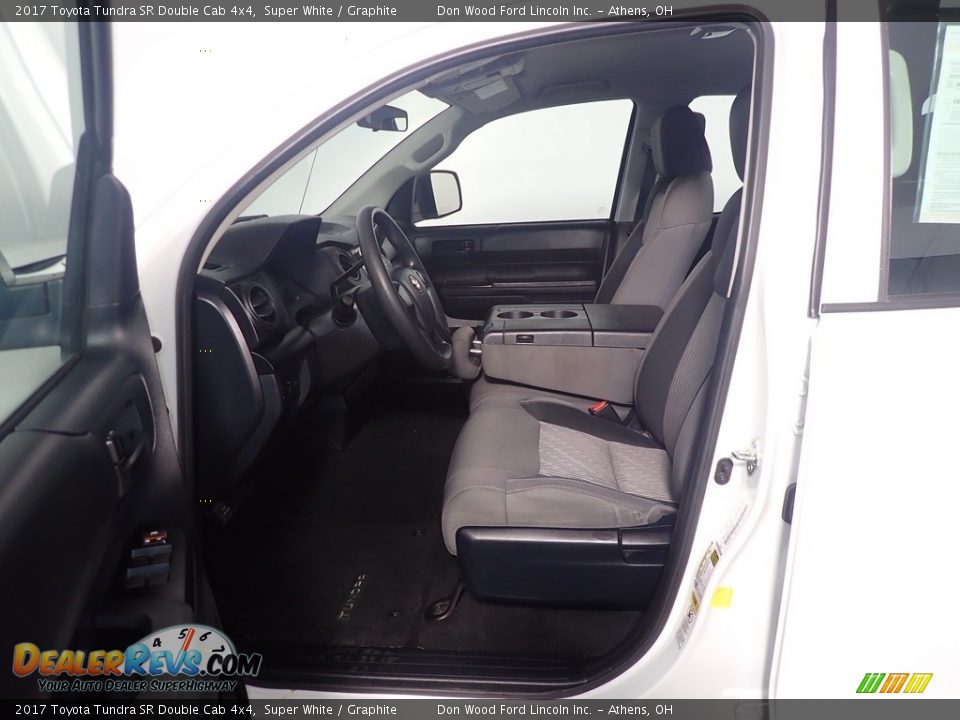 2017 Toyota Tundra SR Double Cab 4x4 Super White / Graphite Photo #21