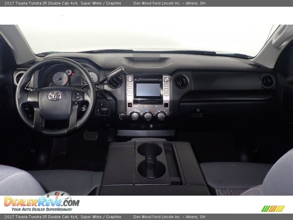 2017 Toyota Tundra SR Double Cab 4x4 Super White / Graphite Photo #23
