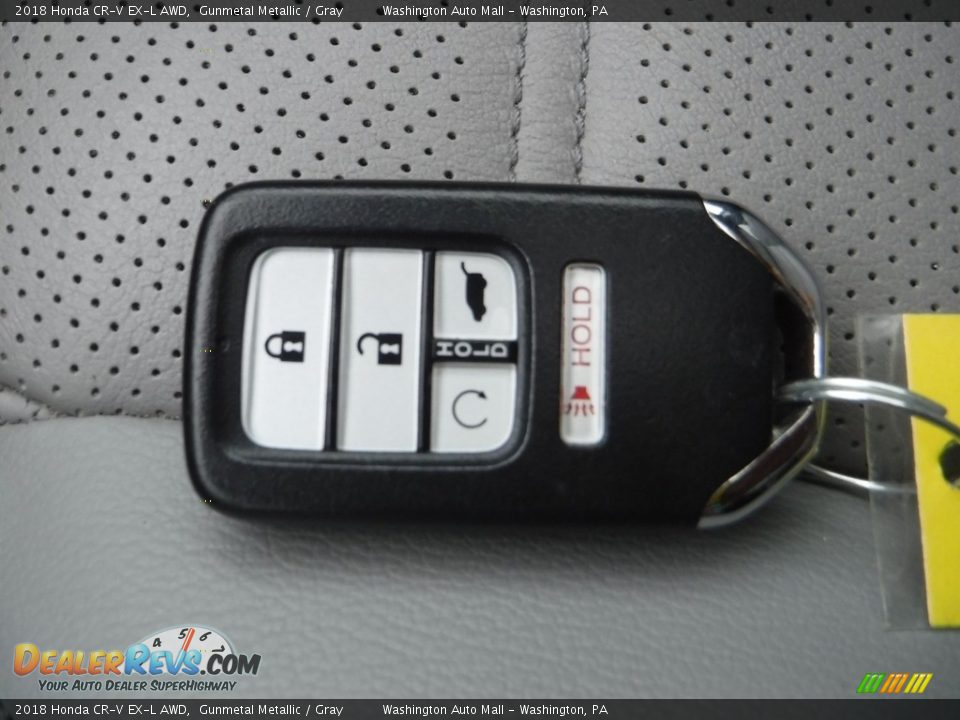 2018 Honda CR-V EX-L AWD Gunmetal Metallic / Gray Photo #30