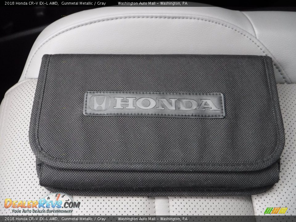 2018 Honda CR-V EX-L AWD Gunmetal Metallic / Gray Photo #31