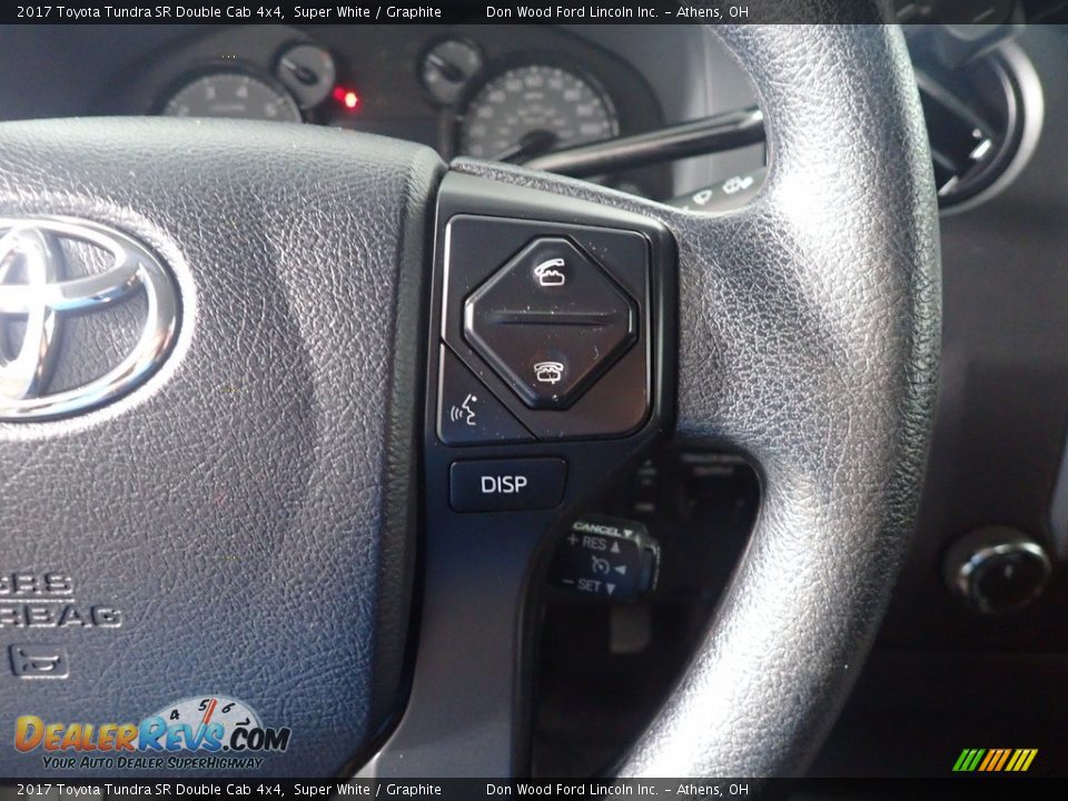 2017 Toyota Tundra SR Double Cab 4x4 Super White / Graphite Photo #28