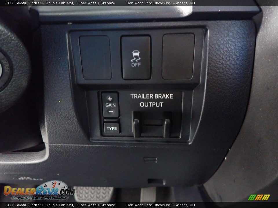 2017 Toyota Tundra SR Double Cab 4x4 Super White / Graphite Photo #31