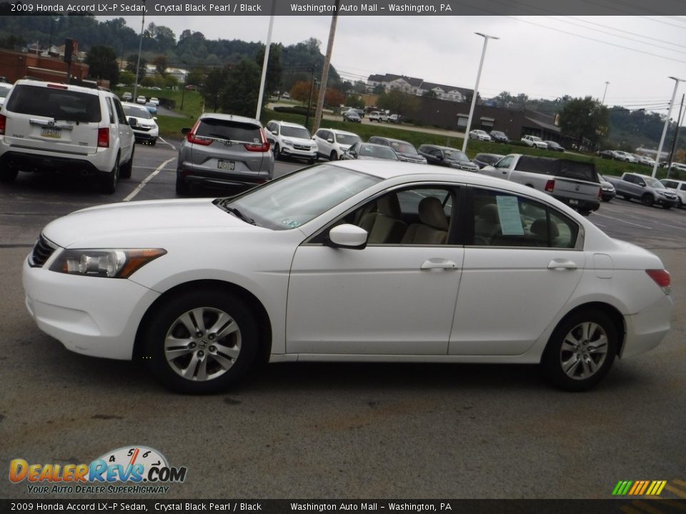 2009 Honda Accord LX-P Sedan Crystal Black Pearl / Black Photo #6