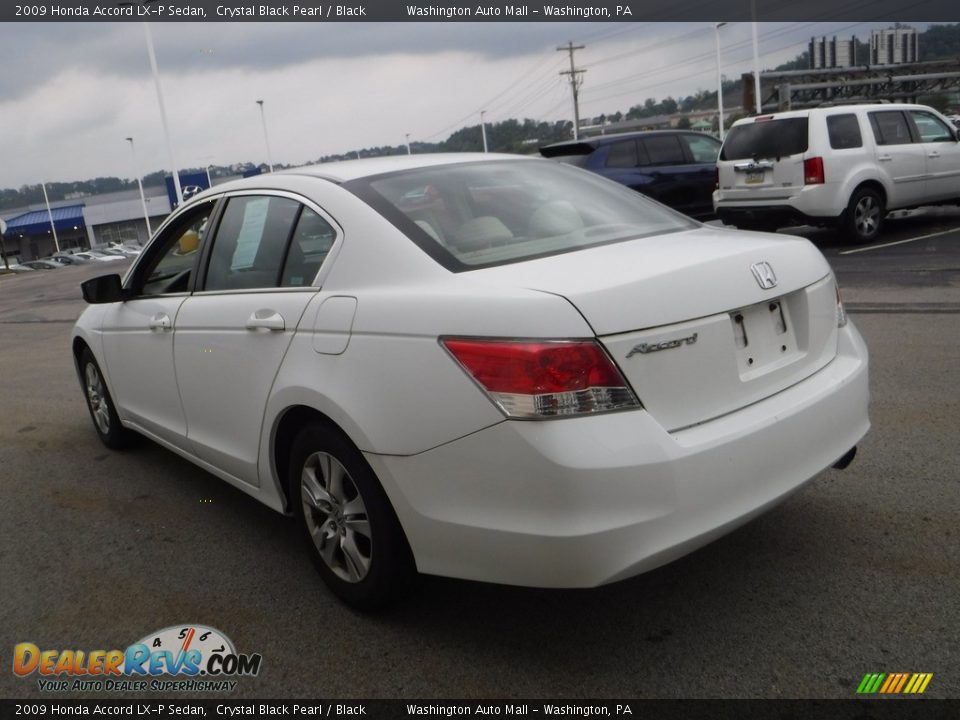 2009 Honda Accord LX-P Sedan Crystal Black Pearl / Black Photo #8